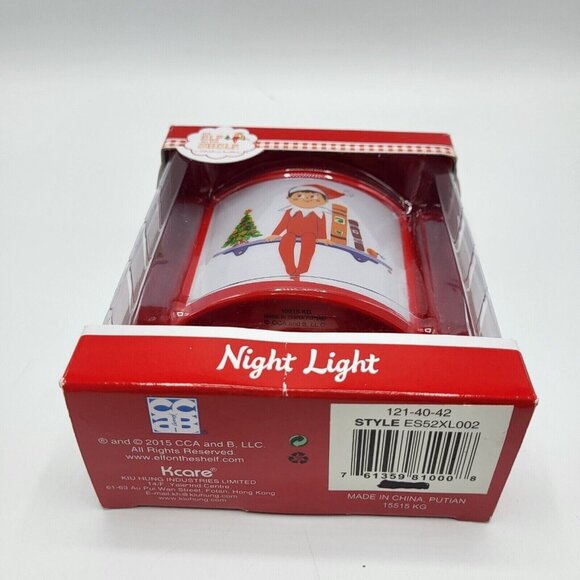 Elf on the Shelf Red Night Light Plug-In Rotary Shade Christmas‎ Tradition - Picture 6 of 6